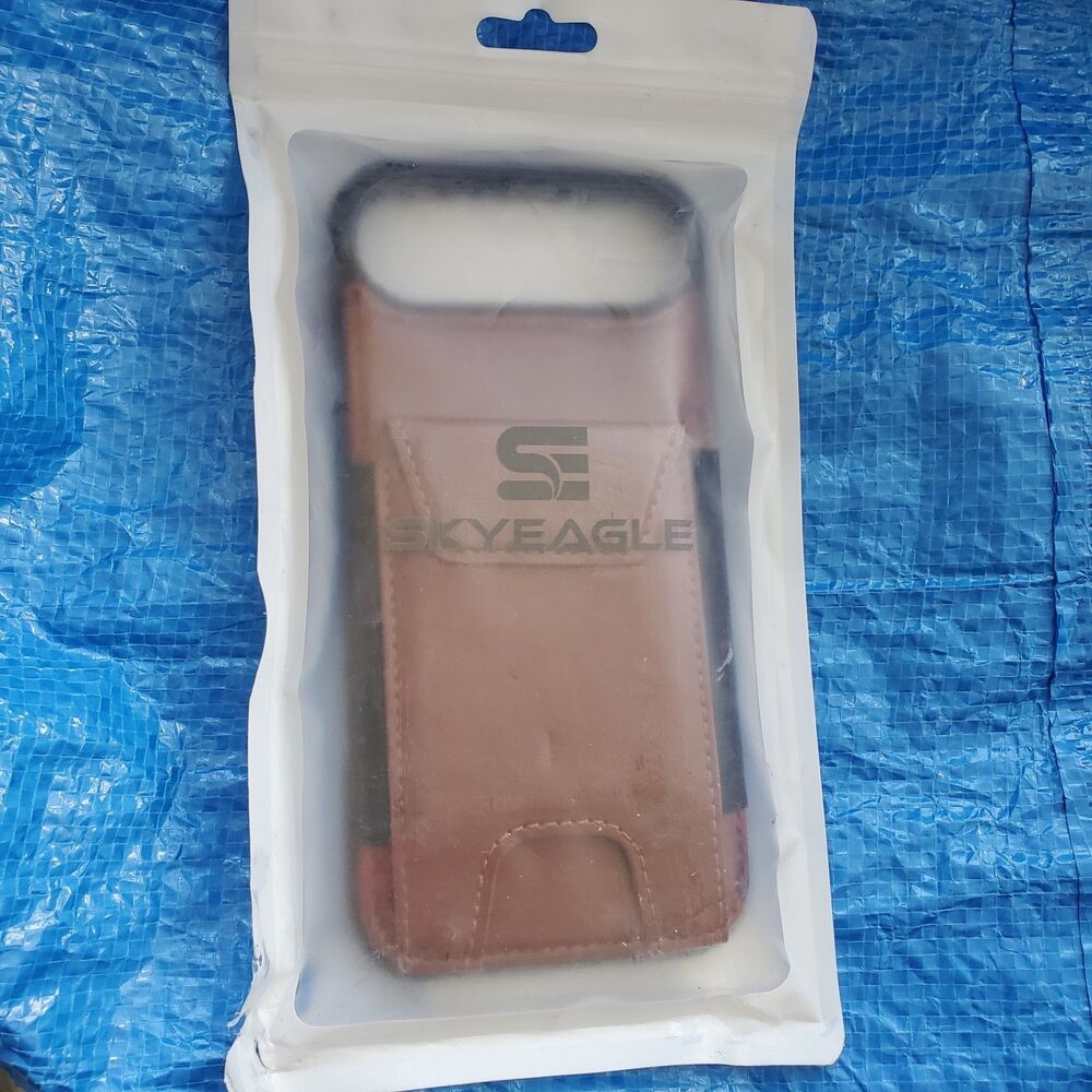 SkyEagle for iPhone 17 Air Case Wallet with Card Holder,BrownMagnetic...